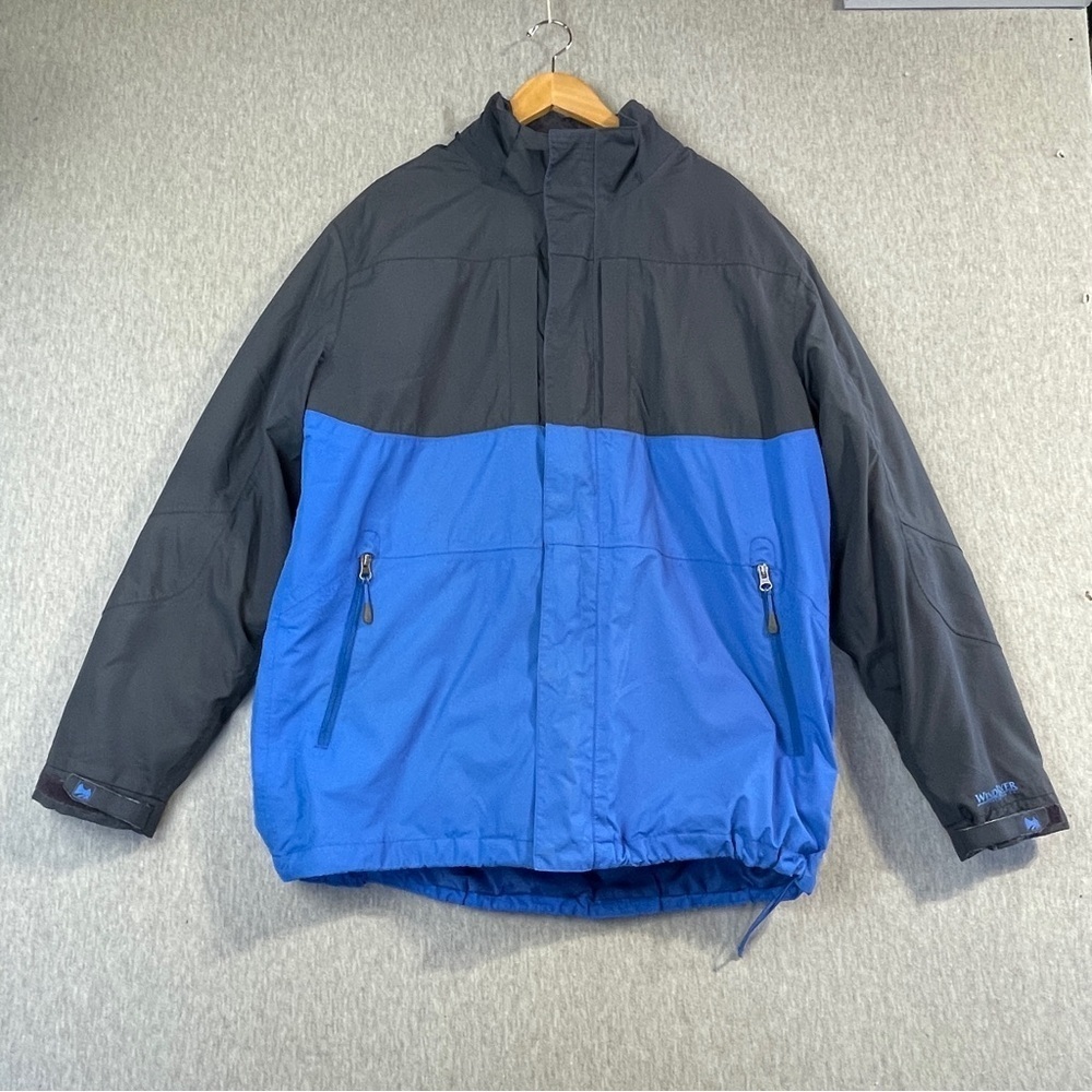 Wind River T Max Winter Jacket Men’s XL Black Blue Warm Polyester Fill Lining